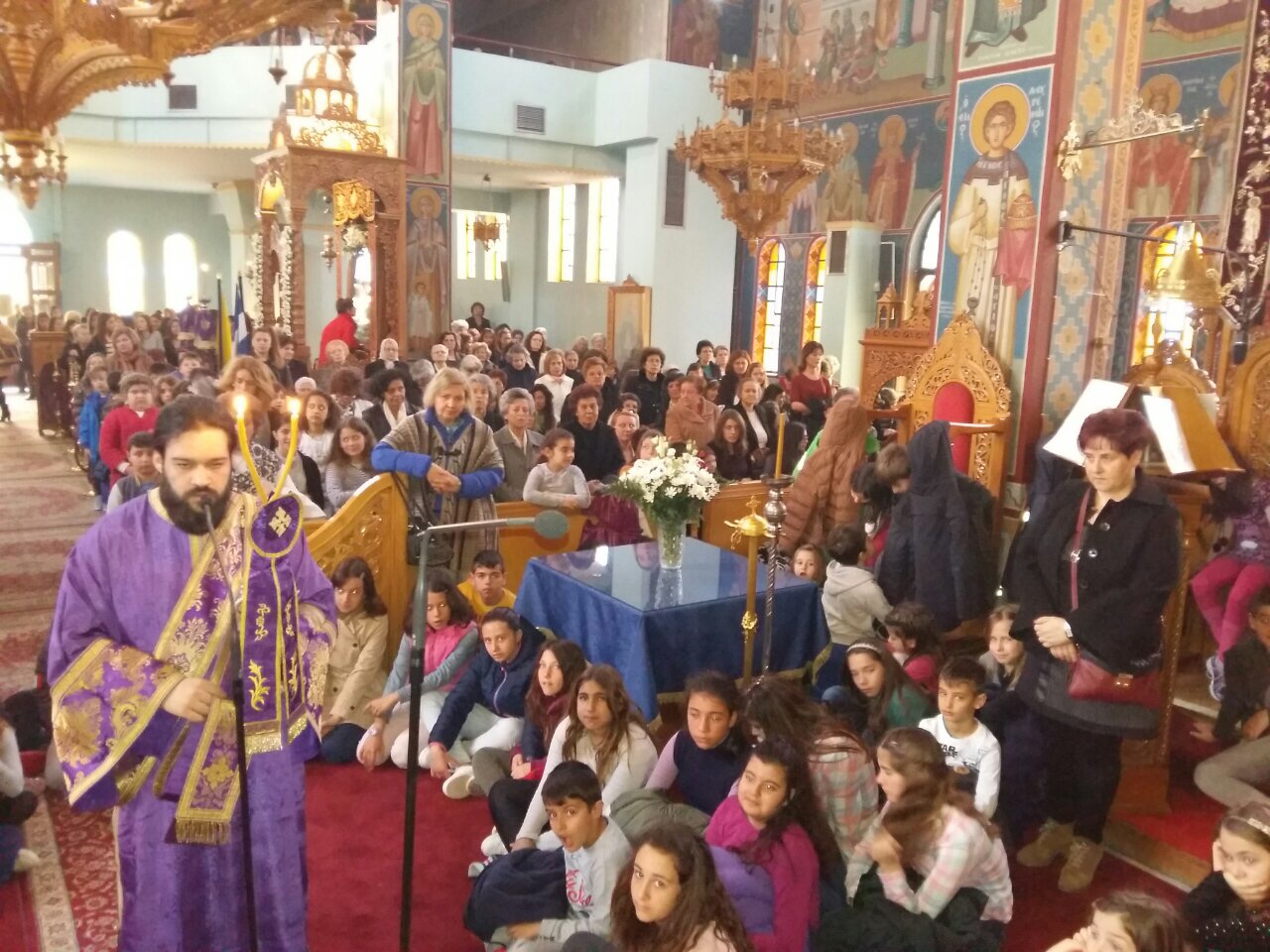 προηγιασμένη θεία λειτουργία