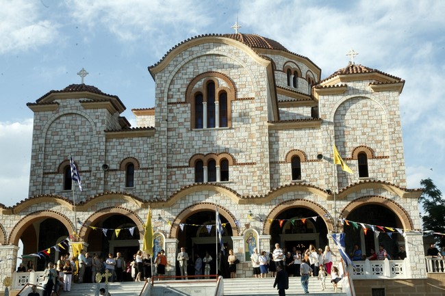 ÁÃÉÁ ÅÉÑÇÍÇ ÃÁËÁÔÓÉÏÕ--ÅÓÐÅÑÉÍÏÓ ÅÃÊÁÉÍÉÙÍ ÔÏÕ ÉÅÑÏÕ ÍÁÏÕ ÁÐÏ ÔÏÍ ÁÑ×ÉÅÐÉÓÊÏÐÏ ÉÅÑÙÍÕÌÏ--×ÑÇÓÔÏÓ ÌÐÏÍÇÓ//EUROKINISSI