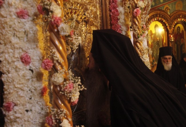 Ï ÁÑ×ÉÅÐÉÓÊÏÐÏÓ ÉÅÑÙÍÕÌÏÓ ÓÔÇÍ ÌÏÍÇ ÁÎÉÏÍ ÅÓÔÉ ÓÔÏÍ ÂÁÑÍÁÂÁ--(×ÑÇÓÔÏÓ ÌÐÏÍÇÓ)