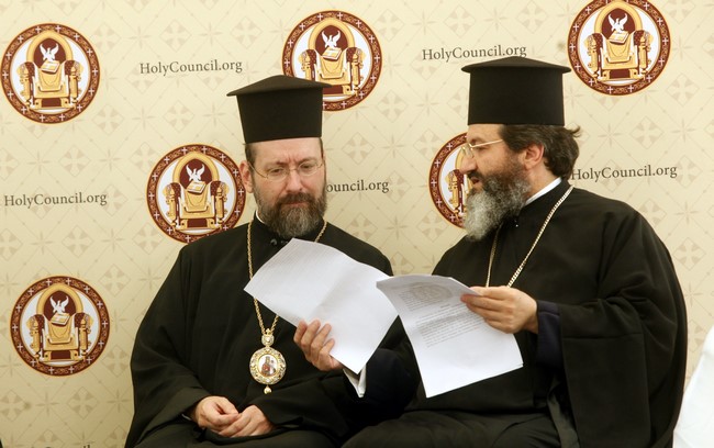 ÊÏËÕÌÐÁÑÉ---ÅÑÃÁÓÉÅÓ ÔÇÓ ÐÁÍÏÑÈÏÄÏÎÏÕ ÓÕÍÏÄÏÕ---ÅÍÇÌÅÑÙÓÇ ÔÙÍ ÅÊÐÑÏÓÙÐÙÍ ÔÙÍ ÌÌÅ ÁÐÏ ÔÏÕÓ ÕÐÅÕÈÕÍÏÕÓ ÔÙÍ ÏÑÈÏÄÏÎÙÍ ÅÊÊËÇÓÉÙÍ--×ÑÇÓÔÏÓ ÌÐÏÍÇÓ/EUROKINISSI