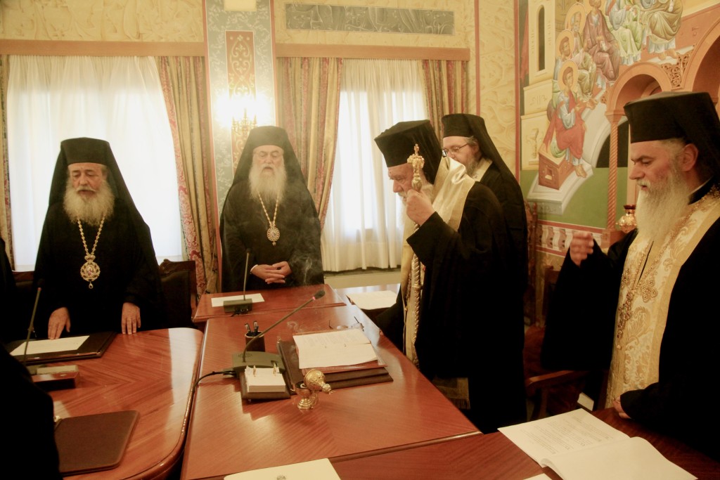 ÓÕÍÅÄÑÉÁÓÇ ÔÇÓ ÍÅÁÓ ÉÅÑÁ ÓÕÍÏÄÏÕ(íåá óõíèåóç)--×ÑÇÓÔÏÓ ÌÐÏÍÇÓ//EUROKINISSI