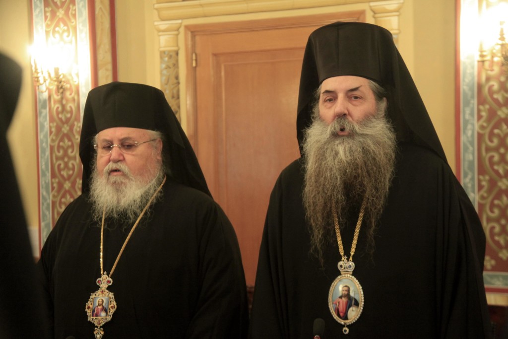 ÓÕÍÅÄÑÉÁÓÇ ÔÇÓ ÍÅÁÓ ÉÅÑÁ ÓÕÍÏÄÏÕ(íåá óõíèåóç)--×ÑÇÓÔÏÓ ÌÐÏÍÇÓ//EUROKINISSI