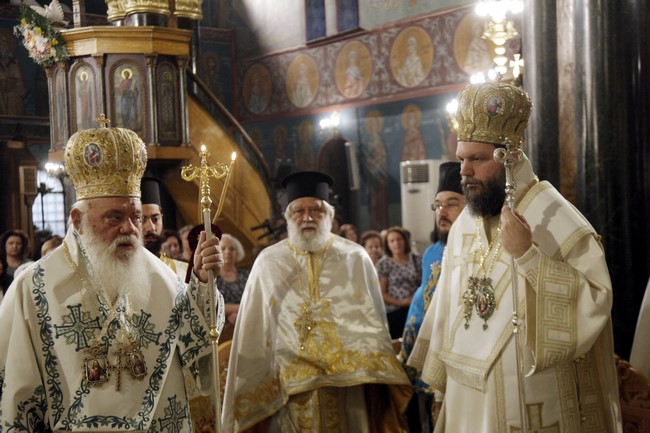 Ï ÁÑ×ÉÅÐÉÓÊÏÐÏÓ ÉÅÑÙÍÕÌÏÓ ÓÔÇÍ ËÅÉÔÏÕÑÃÉÁ ÔÏÕ ÊÁÈÅÄÑÉÊÏÕ ÍÁÏÕ ÊÏÉÌÇÓÅÙÓ ÈÅÏÔÏÊÏÕ ÍÅÁÓ ÖÉËÁÄÅËÖÅÉÁÓ--- ÈÕÑÁÍÏÉÎÉÁ ÔÏÕ ÐÁÑÅÊÊËÇÓÉÏÕ ÐÁÍÁÃÉÁÓ ÂÏÕÑËÉÙÔÉÓÓÇÓ--×ÑÇÓÔÏÓ ÌÐÏÍÇÓ