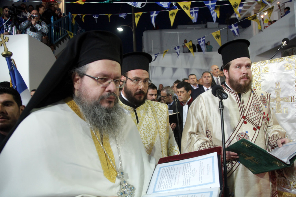 ÌÕÊÏÍÏÓ(19/102016) ÅÓÐÅÑÉÍÏÓ ÓÔÏÍ .Í ÁÃÉÏÕ ÁÑÔÅÌÉÏÕ ÁÐÏ ÔÏÍ ÁÑØÉÅÐÉÓÊÏÐÏ ÉÅÑÙÍÕÌÏ  ÃÉÁ ÔÇÍ ÁÕÑÉÁÍÇ ÅÏÑÔÇ(20/10/2016) ÔÏÕ ÁÃÉÏÕ ÁÑÔÅÌÉÏÕ--×ÑÇÓÔÏÓ ÌÐÏÍÇÓ//EUROKINISSI