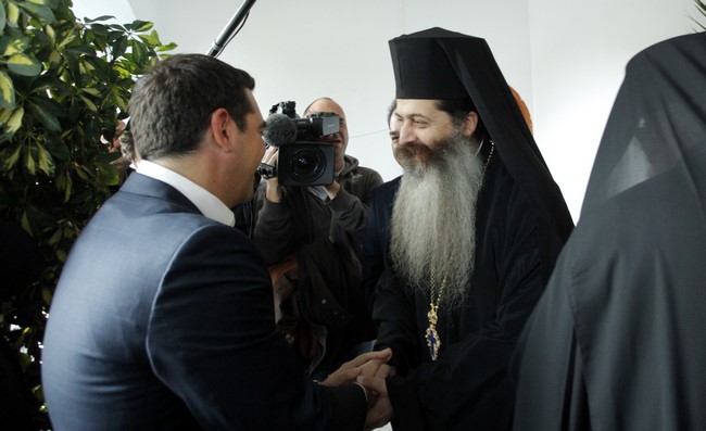 ÁÃÉÏÓ ÅÕÓÔÑÁÔÉÏÓ---ÅÏÑÔÇ ÔÇò 28çò ÏÊÔÙÂÑÉÏÕ ÐÁÑÏÕÓÉÁ ÔÏÕ ÐÑÙÈÕÐÏÕÑÃÏÕ  ÁËÅÎÇ ÔÓÉÐÑÁ ÊÁÉ ÔÏÕ ÁÑ×ÉÅÐÉÓÊÏÐÏÕ ÉÅÑÙÍÕÌÏÕ-(ÖÙÔÏ -×ÑÇÓÔÏÓ ÌÐÏÍÇÓ//EUROKINISSI