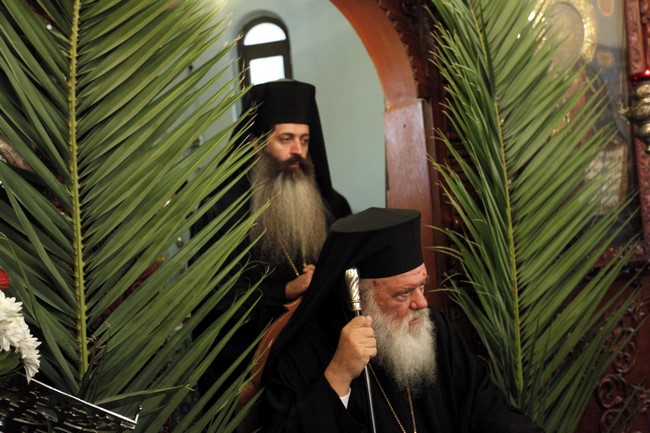 ÁÃÉÏÓ ÅÕÓÔÑÁÔÉÏÓ---ÅÏÑÔÇ ÔÇò 28çò ÏÊÔÙÂÑÉÏÕ ÐÁÑÏÕÓÉÁ ÔÏÕ ÐÑÙÈÕÐÏÕÑÃÏÕ  ÁËÅÎÇ ÔÓÉÐÑÁ ÊÁÉ ÔÏÕ ÁÑ×ÉÅÐÉÓÊÏÐÏÕ ÉÅÑÙÍÕÌÏÕ--×ÑÇÓÔÏÓ ÌÐÏÍÇÓ//EUROKINISSI