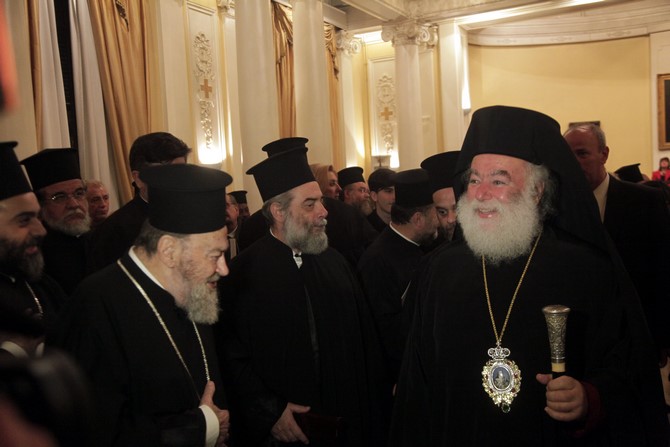 ÅÊÄÇËÙÓÇ ÔÏÕ ÐÁÔÑÉÁÑ×ÅÉÏÕ ÁËÅÎÁÍÄÑÅÉÓ ÓÔÇÍ ÁÈÇÍÁ -ÐÁÑÏÕÓÉÁÓÇ ÔÏÌÏÕ Ï ÁÃÉÏÓ ÃÅÙÑÃÏÓ ÓÔÏ ÊÁÉÑÏ--(×ÑÇÓÔÏÓ ÌÐÏÍÇÓ//EUROKINISSI)