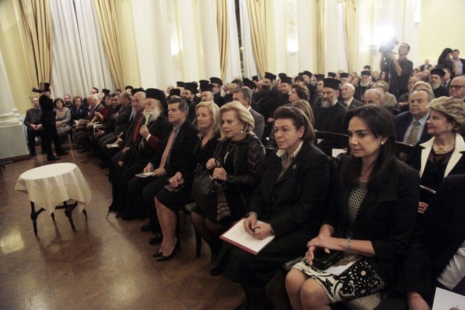 ÅÊÄÇËÙÓÇ ÔÏÕ ÐÁÔÑÉÁÑ×ÅÉÏÕ ÁËÅÎÁÍÄÑÅÉÓ ÓÔÇÍ ÁÈÇÍÁ -ÐÁÑÏÕÓÉÁÓÇ ÔÏÌÏÕ Ï ÁÃÉÏÓ ÃÅÙÑÃÏÓ ÓÔÏ ÊÁÉÑÏ--(×ÑÇÓÔÏÓ ÌÐÏÍÇÓ//EUROKINISSI)