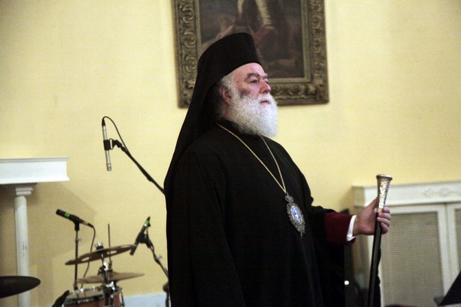 ÅÊÄÇËÙÓÇ ÔÏÕ ÐÁÔÑÉÁÑ×ÅÉÏÕ ÁËÅÎÁÍÄÑÅÉÓ ÓÔÇÍ ÁÈÇÍÁ -ÐÁÑÏÕÓÉÁÓÇ ÔÏÌÏÕ Ï ÁÃÉÏÓ ÃÅÙÑÃÏÓ ÓÔÏ ÊÁÉÑÏ--(×ÑÇÓÔÏÓ ÌÐÏÍÇÓ//EUROKINISSI)