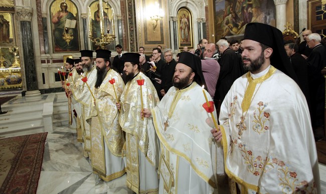 ÌÅÃÁËÇ ÐÁÑÁÓÊÅÕÇ--ÁÊÏËÏÕÈÉÁ ÔÏÕ ÅÐÉÔÁÖÉÏÕ ÊÁÉ ÐÅÑÉÖÏÑÁ ÔÏÕ, ÔÇÓ ÌÇÔÑÏÐÏËÇÓ ÁÈÇÍÙÍ--×ÑÇÓÔÏÓ ÌÐÏÍÇÓ