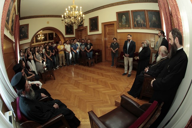 ÓÕÍÁÍÔÇÓÇ ÔÏÕ ÁÑ×ÉÅÐÉÓÊÏÐÏÕ ÉÅÑÙÍÕÌÏÕ ÌÅ ÓÔÅËÅ×Ç ÔÙÍ ÊÁÔÁÓÊÇÍÙÓÅÙÍ ÔÇÓ ÁÑ×ÉÅÐÉÓÊÏÐÇÓ ÁÈÇÍÙÍ//×ÑÇÓÔÏÓ ÌÐÏÍÇÓ