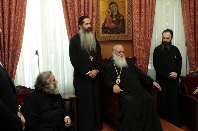 ÓÕÍÁÍÔÇÓÇ ÔÏÕ ÁÑ×ÉÅÐÉÓÊÏÐÏÕ ÉÅÑÙÍÕÌÏÕ ÌÅ ÓÔÅËÅ×Ç ÔÙÍ ÊÁÔÁÓÊÇÍÙÓÅÙÍ ÔÇÓ ÁÑ×ÉÅÐÉÓÊÏÐÇÓ ÁÈÇÍÙÍ//×ÑÇÓÔÏÓ ÌÐÏÍÇÓ