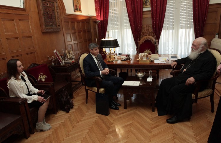 ÓÕÍÁÍÔÇÓÅÉÓ ÔÏÕ ÁÑ×ÉÅÐÉÓÊÏÐÏÕ ÉÅÑÙÍÕÌÏÕ (ÌÏËÄÁÂÏÓ  ÐÑÅÓÂÕÓ)-//×ÑÇÓÔÏÓ ÌÐÏÍÇÓ//