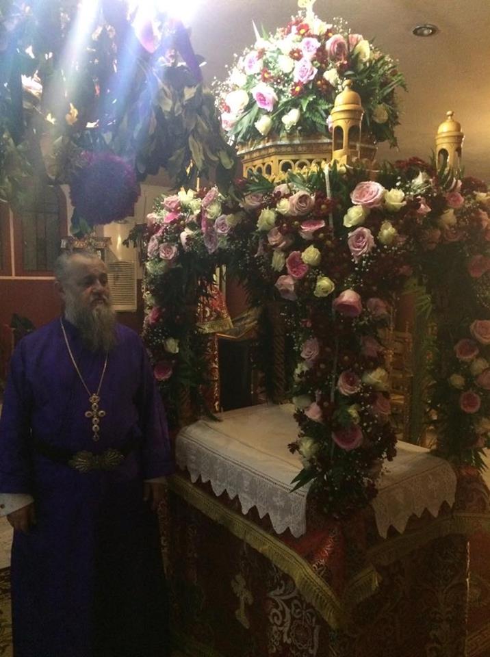 Επιτάφιος των Αγίων Θεοδώρων και Αποστόλου Ανδρέα στο Περιστέρι.