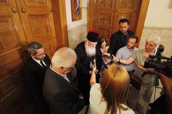 ÓÕÍÁÍÔÇÓÇ ÔÏÕ ÁÑ×ÉÅÐÉÓÊÏÐÏÕ ÉÅÑÙÍÕÌÏÕ ÌÅ ÔÏÍ ÕÐ. ÐÁÉÄÅÉÁÓ ÊÙÓÔÁ ÃÁÂÑÏÃËÏÕ //×ÑÇÓÔÏÓ ÌÐÏÍÇÓ