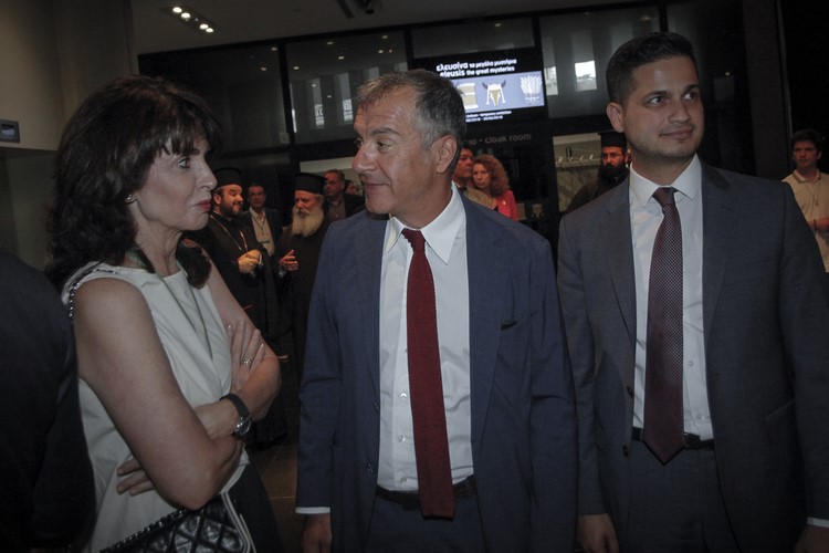 Ï ÐÁÔÑÉÁÑ×ÇÓ ÂÁÑÈÏËÏÌÁÉÏÓ ÓÔÁ ÅÃÊÁÉÍÉÁ ÔÏÕ ÓÕÌÐÏÓÉÏÕ "ÐÑÏÓ ÌÉÁ ÐÉÏ ÐÑÁÓÉÍÇ ÁÔÔÉÊÇ" (Eurokinissi/ÌÐÏÍÇÓ ×ÑÇÓÔÏÓ)