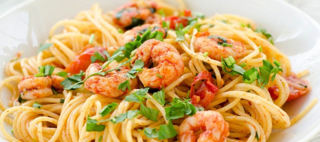 γαριδομακαρονάδα