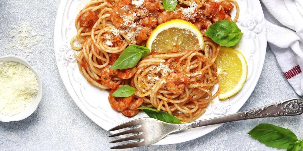 γαριδομακαρονάδα