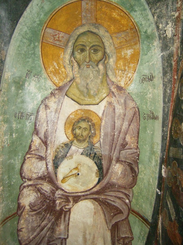 Σπάνια απεικόνιση της Αγίας Τριάδoς σε εκκλησία της ΚαστοριάςA