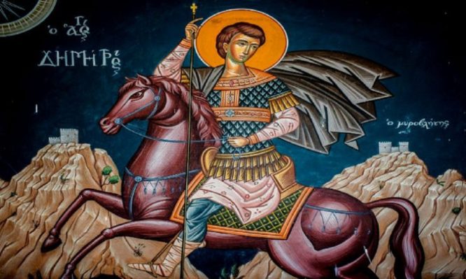 Άγιος Δημήτριος : Γιατί απεικονίζεται καβαλάρής σε κόκκινο άλογο | Dogma