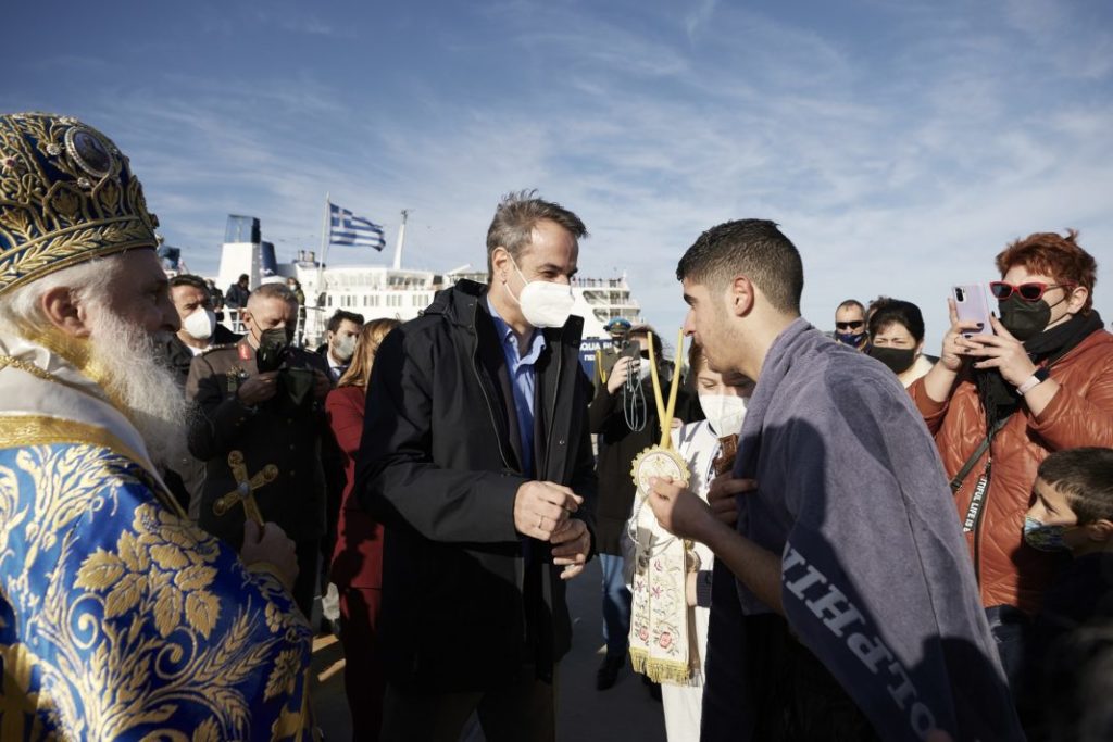 μητσοτάκης - θεοφάνεια 2022